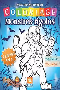 Monstres Rigolos - 2 livres en 1 - Volume 3 + Volume 4