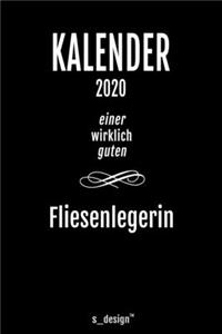 Kalender 2020 für Fliesenleger / Fliesenlegerin