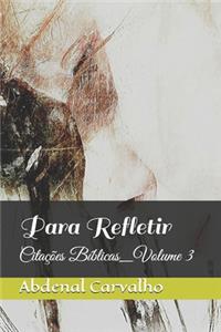 Para Refletir