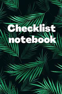 Checklist Notebook