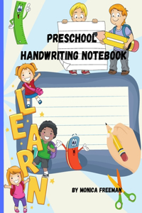 Preschool handwriting notebook