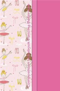 Composition Notebook Dancing Ballerinas: Cool Pink Ballerina Pattern 6 X 9 Graph Ruled Paper Notebook, Appreciation, Quote Journal or Diary Unique Inspirational Gift for Friend or Teacher, Beginning or End of School Year, Retirement, Birthday or Gr