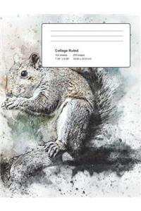Squirrel Composition Notebook