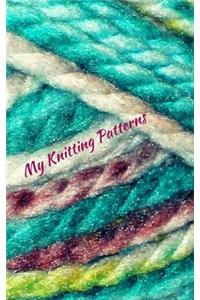 My Knitting Patterns - 120 lined pages