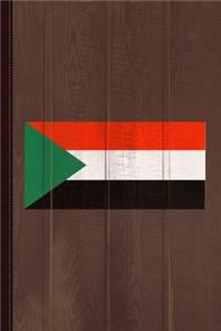 Sudan Flag Journal Notebook