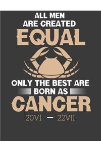 All Men are Created Equal Only the Best are Born as Cancer