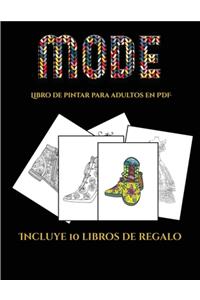 Libro de pintar para adultos en PDF (Moda)