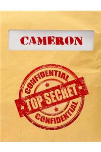 Cameron Top Secret Confidential