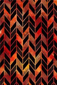 Bullet Journal Notebook Abstract Feather Pattern 5