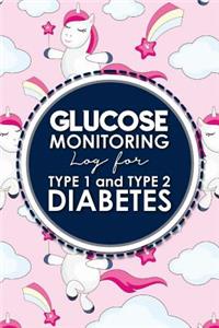 Glucose Monitoring Log for Type 1 and Type 2 Diabetes