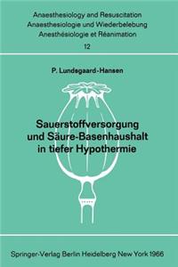 Sauerstoffversorgung und Säure-Basenhaushalt in tiefer Hypothermie
