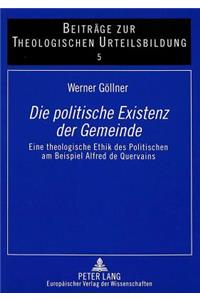 Die Politische Existenz Der Gemeinde