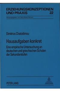 Hausaufgaben konkret