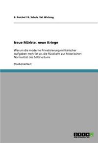 Neue Märkte, neue Kriege