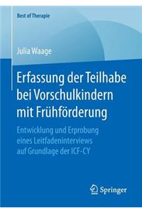 Erfassung der Teilhabe bei Vorschulkindern mit Frühförderung