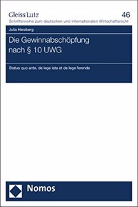 Die Gewinnabschopfung Nach 10 Uwg