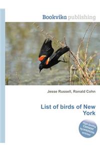 List of Birds of New York