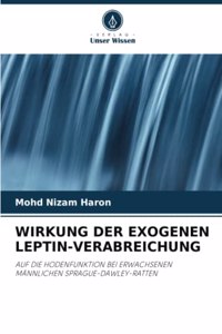 Wirkung Der Exogenen Leptin-Verabreichung