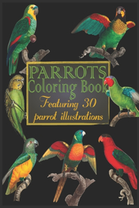 Parrots Coloring Book