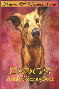 Dogs Adult Coloring Book
