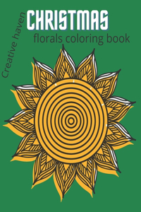 Creative haven Christmas florals coloring book