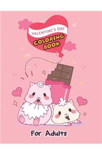 Valentine's Day Coloring Book For Adults.