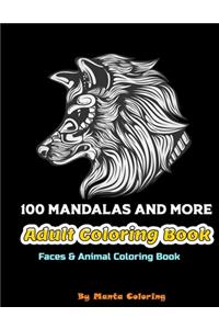 100 Mandalas And More Adut Coloring Book