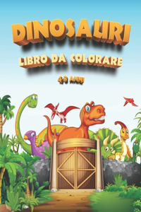 Dinosauri Libro da colorare 4-8 anni