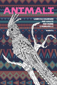 Libri da colorare per adulti per penne e pennarelli - Mandala - Animali