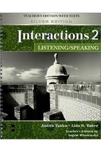 Interactions Level 2 Listening/Speaking Teacher's Edition Plus Key Code for E-Course