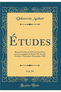 Études, Vol. 89