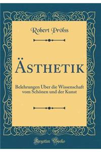 ï¿½sthetik: Belehrungen ï¿½ber Die Wissenschaft Vom Schï¿½nen Und Der Kunst (Classic Reprint)