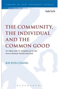 Community, the Individual and the Common Good