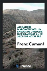 Alexandre d'Abonotichos