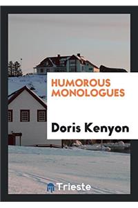 Humorous Monologues