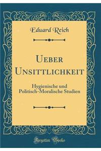 Ueber Unsittlichkeit