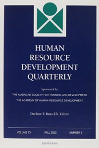 Human Resource Development Quarterly, Number 3, 2002