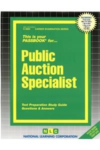 Public Auction Specialist: Passbooks Study Guide