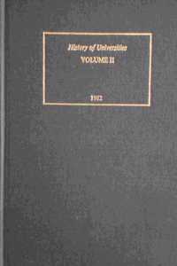 History of Universities: Volume II