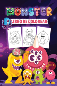 Monster Libro de Colorear para Niños