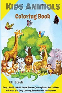 Kids Animals Coloring Book