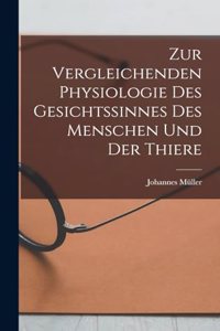 Zur Vergleichenden Physiologie des Gesichtssinnes des Menschen und der Thiere