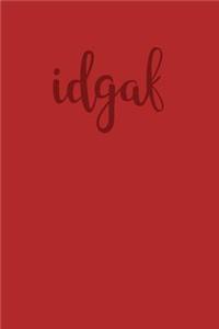 Idgaf