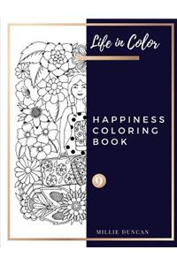 HAPPINESS COLORING BOOK (Book 9)