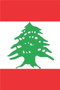 Lebanon Travel Journal - Lebanon Flag Notebook - Lebanese Flag Book