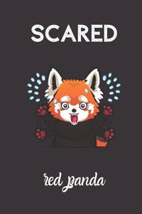 Scared Red Panda
