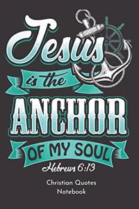 Christian Quotes Notebook