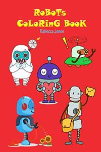 Robots Coloring Book