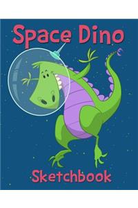 Space Dinosaur Sketch Book