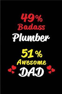 49% Badass Plumber 51% Awesome Dad